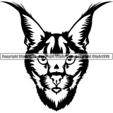 Caracal Animal ClipArt SVG