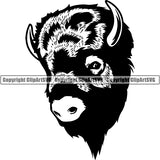 Buffalo Animal ClipArt SVG