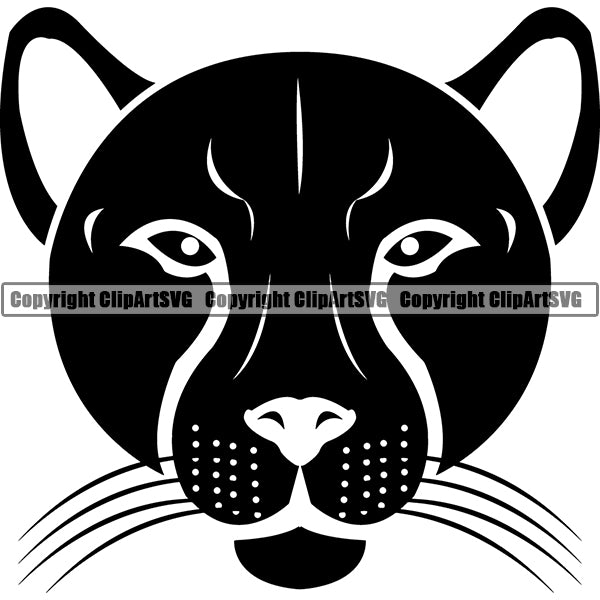 Panther Animal ClipArt SVG