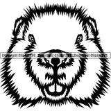 Beaver Animal ClipArt SVG