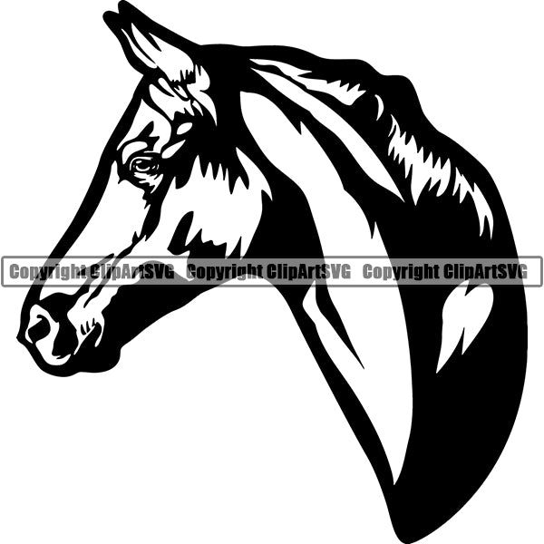 Horse Animal ClipArt SVG