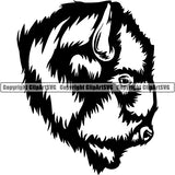 Buffalo Animal ClipArt SVG