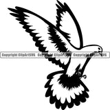 Dove Animal ClipArt SVG