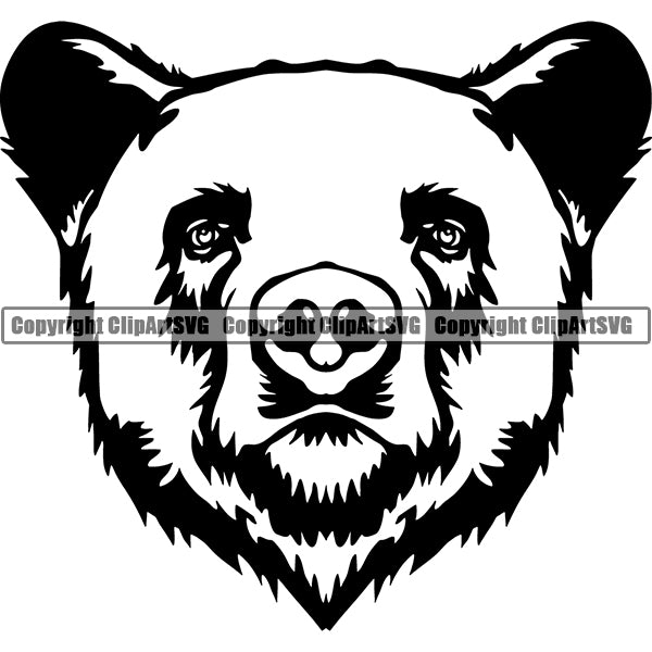 Bear Animal ClipArt SVG