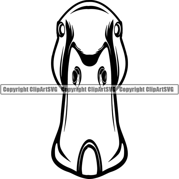 Duck Duckling Animal ClipArt SVG