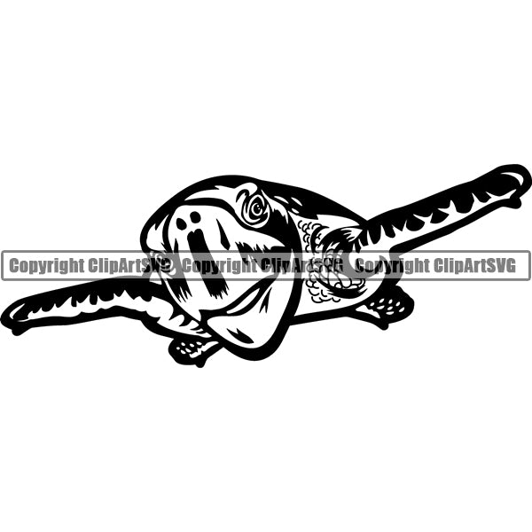 Turtle Animal ClipArt SVG
