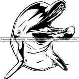 Dolphin Animal ClipArt SVG