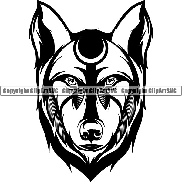 Wolf Animal ClipArt SVG