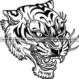 Tiger Animal ClipArt SVG