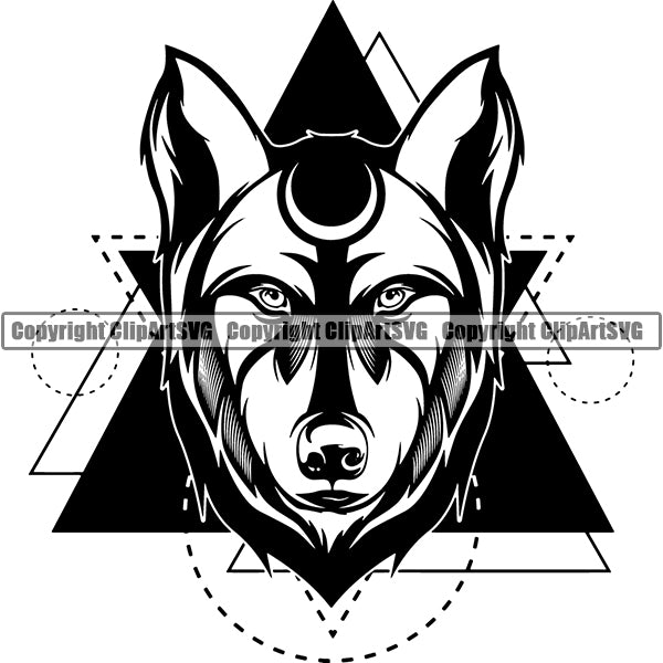Wolf Animal ClipArt SVG
