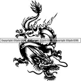 Dragon Animal ClipArt SVG