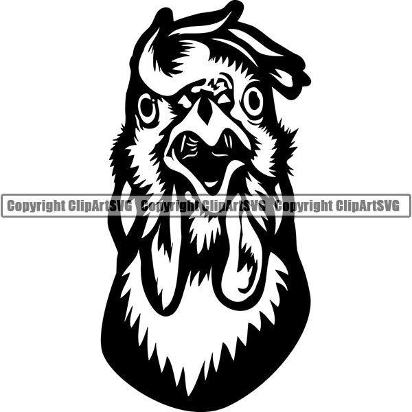 Chicken 4dexs ClipArt SVG File