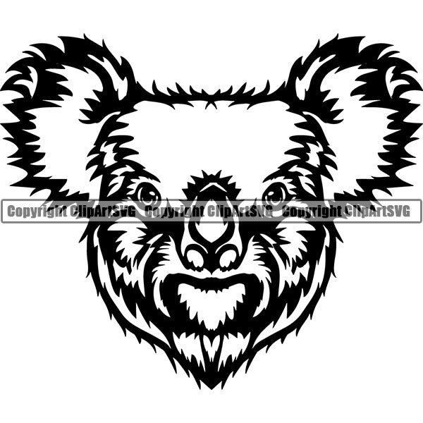 Koala Animal ClipArt SVG