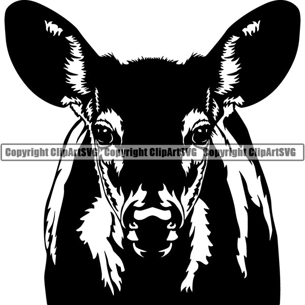 Deer 6yh7 ClipArt SVG File