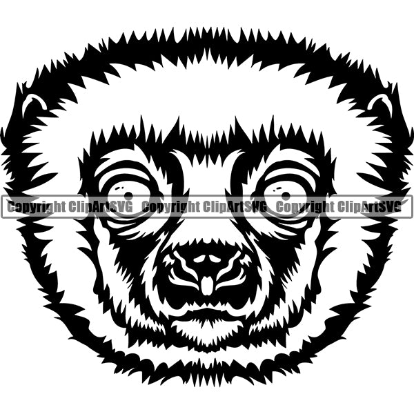 Lemur Animal ClipArt SVG