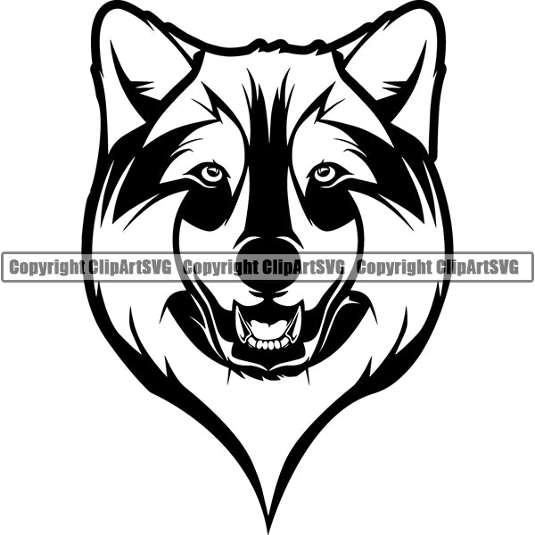 Wolf Animal ClipArt SVG