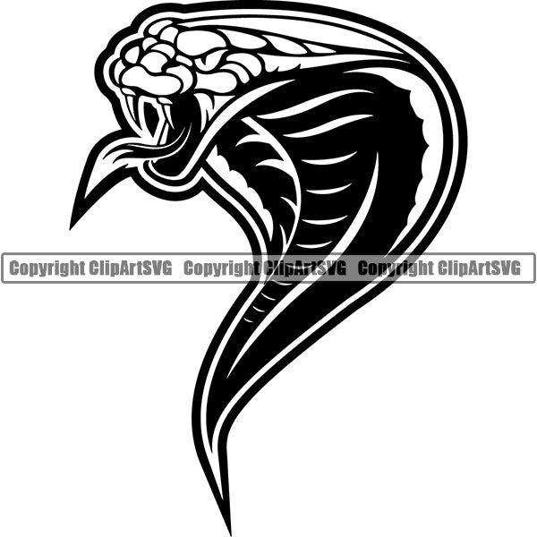 Cobra_1 ClipArt SVG File
