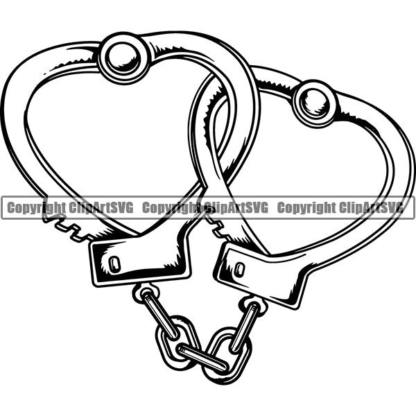 Occupation Police Officer Cop Handcuffs Heart 4rf5c.jpg