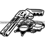 Occupation Police Officer Cop Logo Handcuffs Badge Gun fvg5.jpg