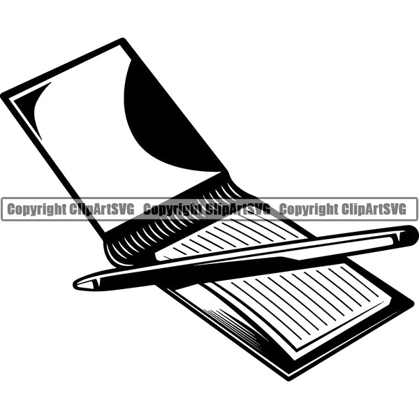 Occupation Police Officer Cop Logo Detective Private Investigator Notebook Pen 6hhn4ec.jpg