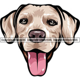 Rhodesian Ridgeback kkkmffea Dog Breed Head Color ClipArt SVG
