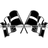 Country Map Nation National Dominican Republic Double Flag Pole Wavy Black Design Element Badge Symbol Latino Latina Spanish Caribbean Island Official Sign Design Logo Clipart SVG