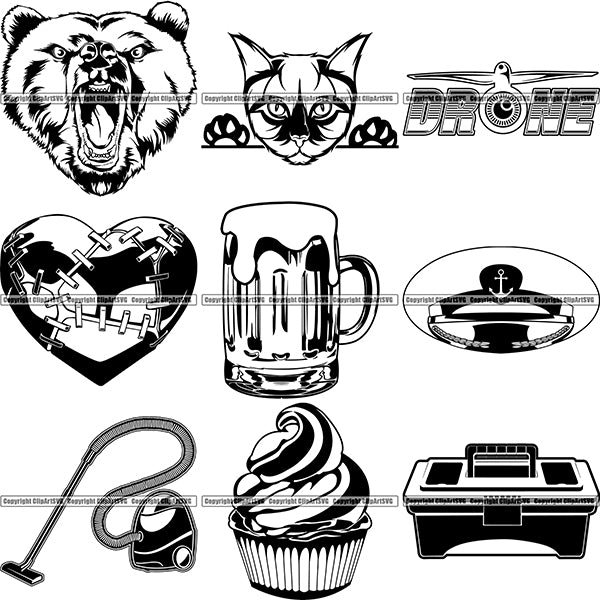 ClipArtSVG.com FREE DESIGN BUNDLE ClipArt SVG