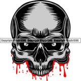 Blood Dripping Colors New Design  Death Evil Skull Horror Skeleton Scary Skull Head Evil Horror Tattoo Skeleton Clipart SVG