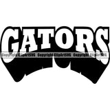 Game Fantasy League Sport Animal Cartoon Head School Emblem Art Clipart SVG