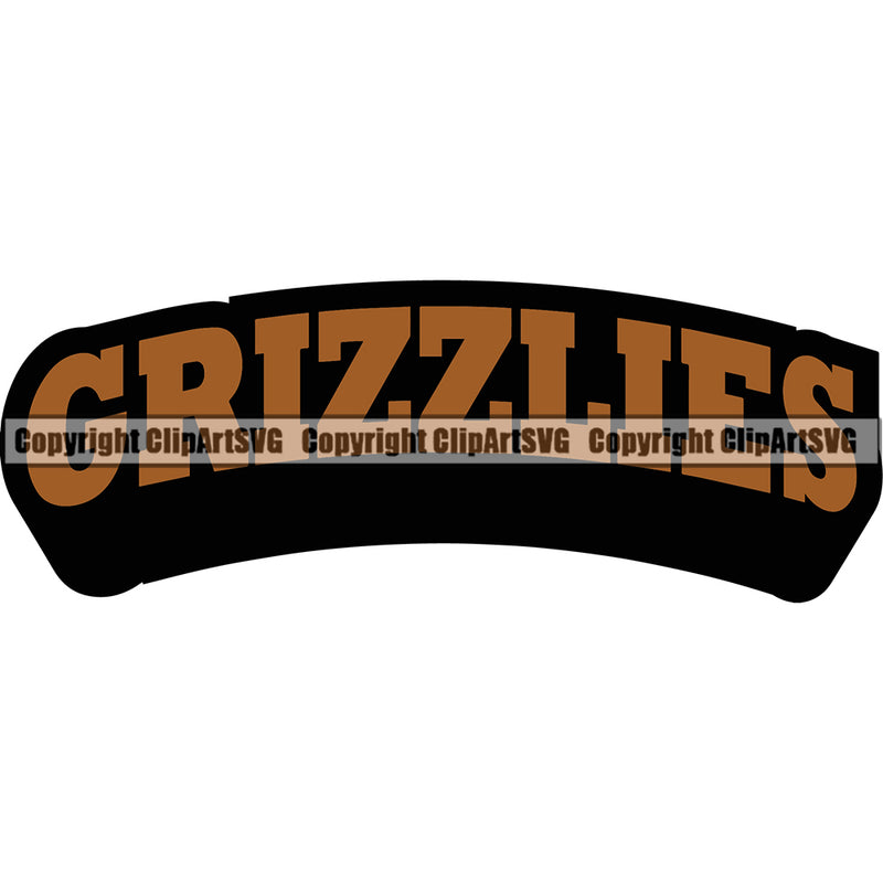 Bear Outdoors Animal Grizzly Carnivore Powerful Mammal Sports Team Game Mascot Cute Scary Standing Wilderness Head Cub Nordic  Clipart SVG