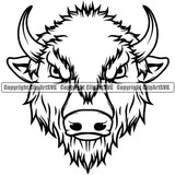 Animal Angry Boar Pig Razorback Hogs Mascot Logo Black Color Clipart SVG