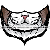 Animal Cat Ragdoll Peeking Color Mask Breed Kitty Feline Cat Clipart SVG