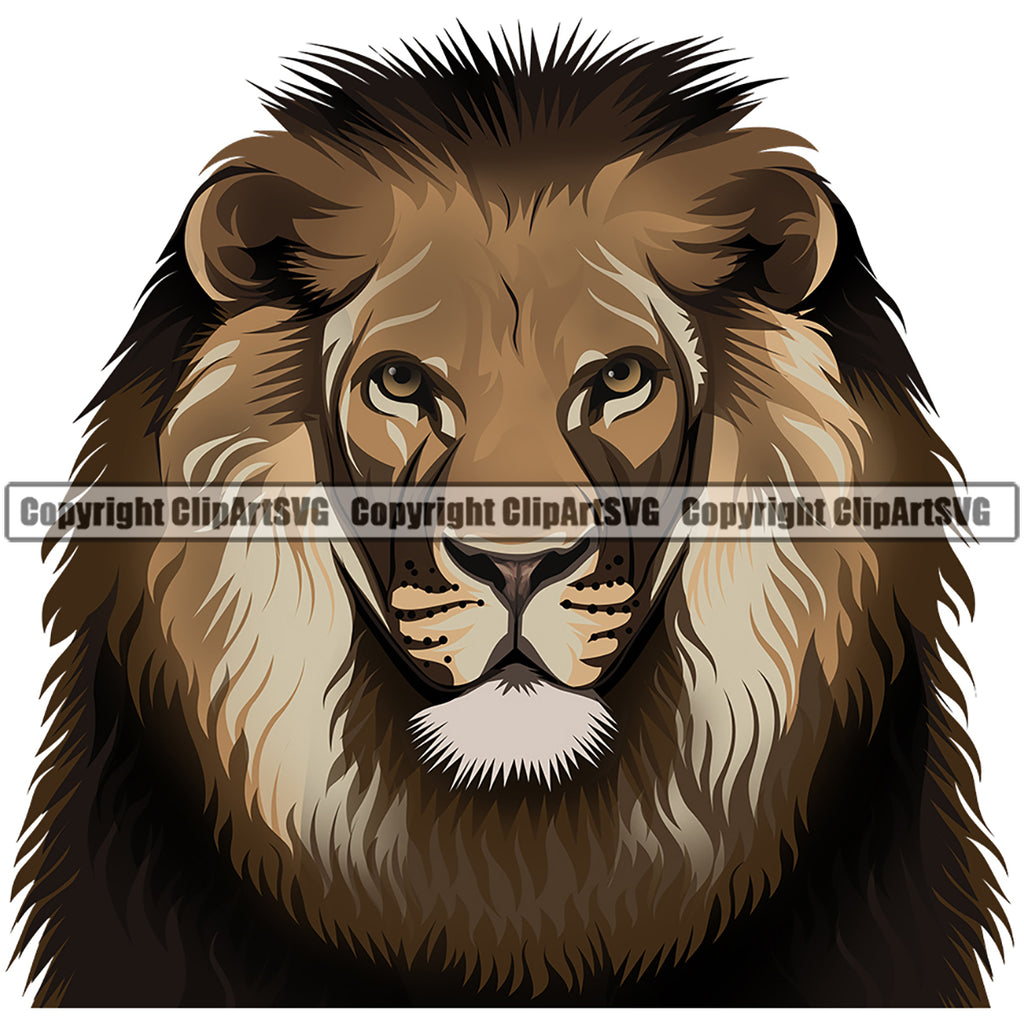 lion mascot clipart