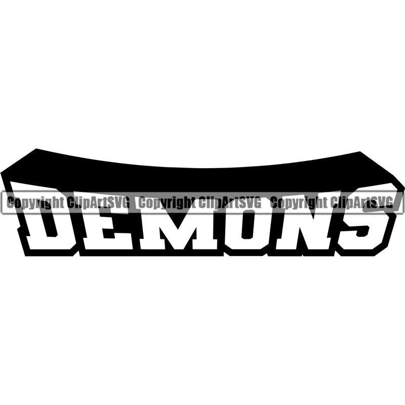 Animal Demons Satan Devil Demon Logo Mascot Vector Design Element Clipart SVG