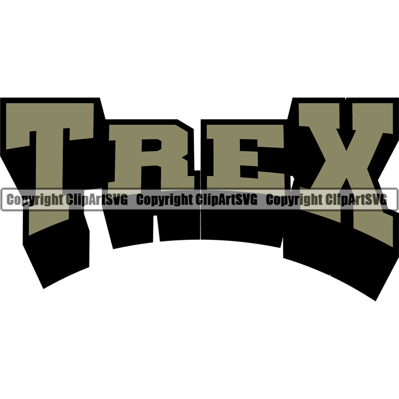 T-Rex Tyrannosaurus Rex Dinosaur Wildlife Animal Fossil Dino Dangerous Prehistoric Predator Reptile Design Sports Team Mascot ClipArt SVG