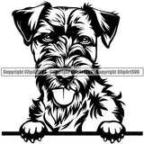 Animal Airedale  Cute Dog Face Puppy Breed Pup Head Purebred Pup Pedigree Setting Clipart SVG