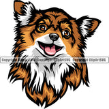 Chihuahua Dog Yellow Color Head Puppy Head Purebred Pup Pedigree K9 Animal Portrait Doggy Face Cute Clipart SVG