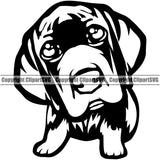 Great Dane Puppy Dog Cute Face Animal Body K9 Portrait Doggy Head Purebred Pup Pedigree Vector Canine Clipart SVG