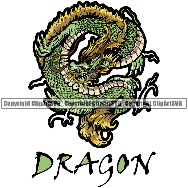 Dragon Dragons Mascot Animal Monster Creature Vector Art Sports Team Game Fantasy eSport Emblem Logo Symbol Clipart SVG