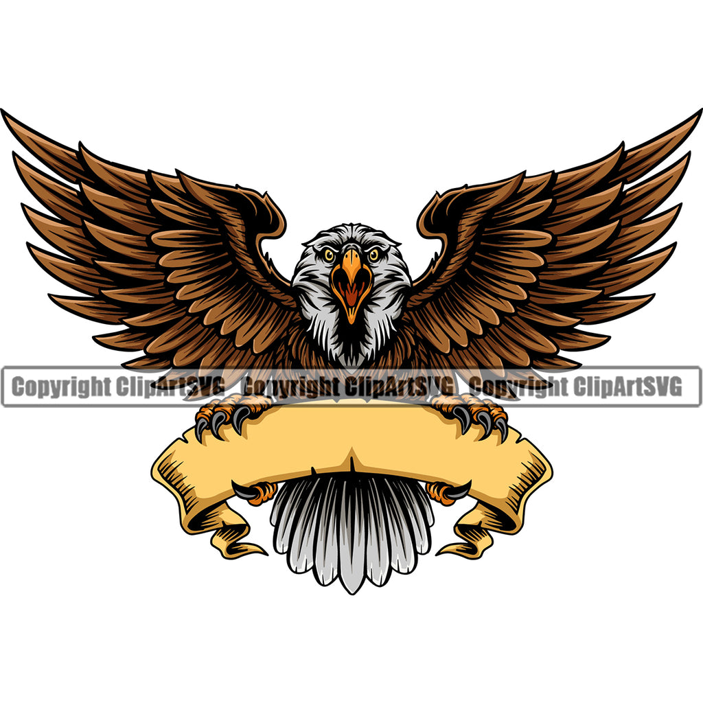 American eagle. Vector illustration. T-shirt design, logo. Stock Vector