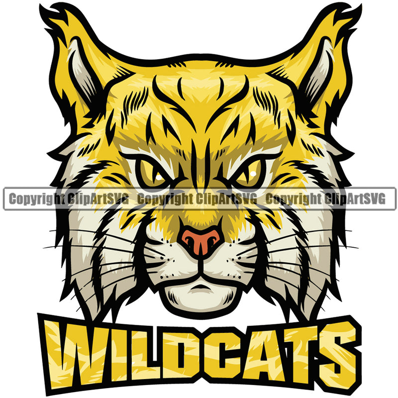 Lynx Lynxs Wild Big Cat Wildlife Predator Beast King Of The Jungle Nature Zoo Animal Badge Logo Symbol Tattoo Text Word Typography Lettering Color Combo Symbol Clipart SVG