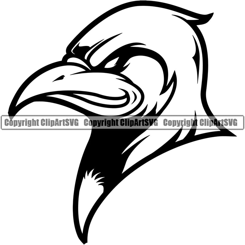 Penguin Penguins Bird Mascot Mascots School Team Head Face Sport eSport Fantasy Game Emblem Sign Animal Badge Logo Symbol Tattoo Black Silhouette Head Symbol Clipart SVG