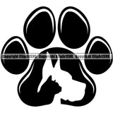 Dog Dogs Cat Cats Pet Heart Love Paw Print Puppy Pup Sitting Sitter Walker Walking Art Artwork Design Logo Black Silhouette Symbol Clipart SVG