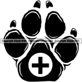 Dog Dogs Cat Cats Pet Vet Help Care Rescue Love Paw Puppy Pup Sitter Sitting Walker Walking Art Artwork Design Logo Paw Print Black Silhouette Symbol Clipart SVG