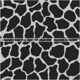 Giraffe Giraffes Seamless Pattern Safari Jungle Grey Fur Texture Designer Animal Print Luxury Logo Symbol Clipart SVG