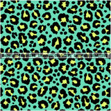 Leopard Leopards Seamless Pattern Safari Jungle Yellow Bottle Fur Texture Designer Animal Print Luxury Logo Symbol Clipart SVG