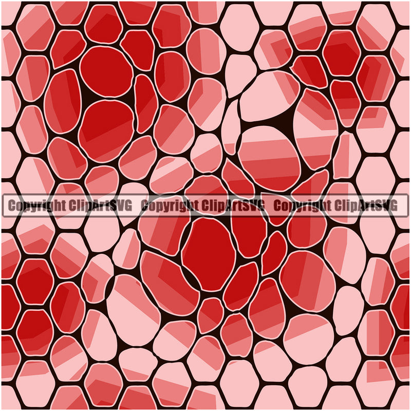 Snake Snakes Seamless Pattern Safari Jungle Red White Fur Texture Designer Animal Print Luxury Logo Symbol Clipart SVG