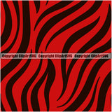 Tiger Tigers Seamless Pattern Safari Jungle Red Fur Texture Designer Animal Print Luxury Logo Symbol Clipart SVG