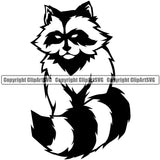 Raccoon Racoon Mascot School Team Animal Raccoons Racoons Head Face Sport eSport Game Emblem Sign Badge Icon Label Text Design Logo Clipart SVG