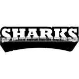 Underwater Wildlife Animal Shark Vector Design Text Word Typography Lettering Logo Symbol Clipart SVG